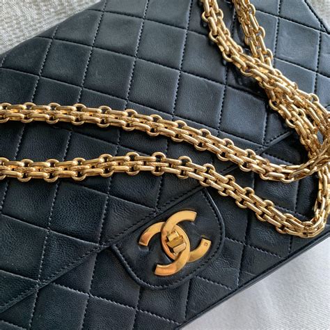 chanel three chain bag|authentic chanel bag.